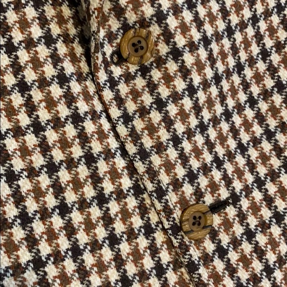 Vintage Virgin Wool Hounds Tooth Sport Coat - Picture 2 of 6